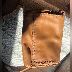 La Strada leather brown purse crossbody